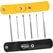 12sets Metal Ear Cera Picker Set Prático Earwax Cleaner para uso doméstico Conjunto conveniente de ferramentas de limpeza de orelhas