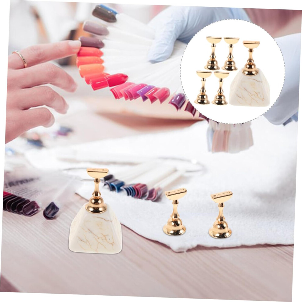 Photos - Other Cosmetics HKHBJS 10pcs Magnetic Nail Stand with Stylish Base for Nail Practice and Display Secure Holder for DIY Salon Supplies