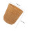 Khaki Storage Basket Wastebasket Medium Size Pp and Iron Material Rustic Pastoral 2