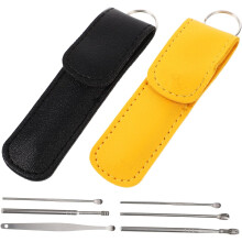 Ensemble de 12 cure-oreilles en métal - Nettoyeur d'oreilles pratique pour une utilisation à domicile