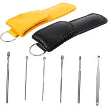 12-teiliges Set aus Metall-Ohrenreinigern – Praktischer Ohrenreiniger für den Heimgebrauch – Komfortables Ohrreinigungs-Set