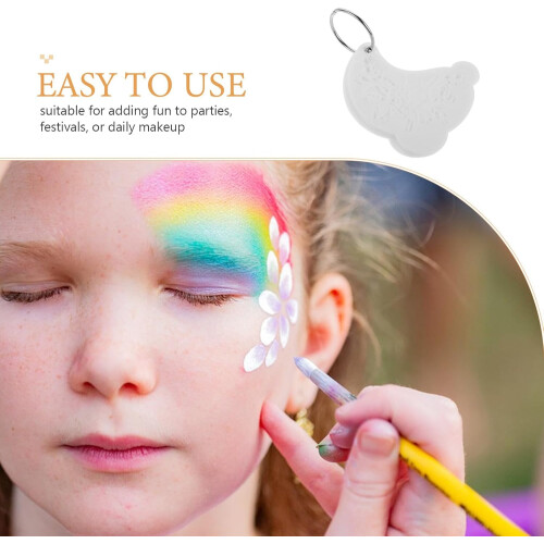 16pcs Face Painting Kit Reusable Makeup Stencils Templates 2