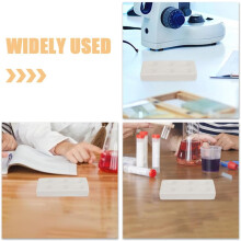 2pcs Ceramic Spot Plates for Chemical Testing 6 Wells, Porcelain Reaction Boards