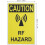 Radio Frequency Hazard Warning Sign Metal Safety Board 2