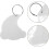 Kit di 16 stencil per il trucco del viso riutilizzabili 8