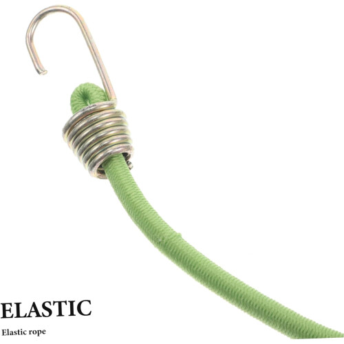 10 Stück elastische Gepäckgurte mit Metallhaken, Mini-Bungee-Seile 2