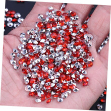 1000 piezas de cuentas de cristal acrílicas para manualidades, ideales para puntas de uñas, ramos de novia y accesorios para prendas de vestir.