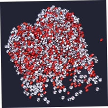 1000 pezzi di perline di cristallo fai da te, strass acrilici per nail art, bouquet da sposa, accessori per abbigliamento