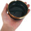 2pcs Ceramic Windproof Ashtray Desktop Ornament Set, round Shape Elegant Modern Luxury Style 4