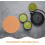 6pcs Round Cork Coasters Heat Resistant Non-Slip Table Mats 1