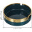 2pcs Ceramic Windproof Ashtray Desktop Ornament Set, round Shape Elegant Modern Luxury Style 8