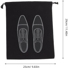 2 copriscarpe in cotone leggeri, custodia da viaggio con coulisse per borse e valigie