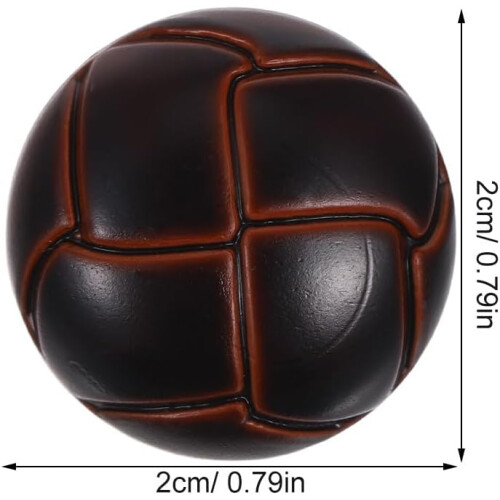 100Pcs Retro Tortoise Shell Plastic Mushroom Buttons 20Mm Dome Shape Round Sewing Buttons 1
