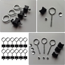 12pcs Sturdy Steel Trampoline Screws Set for Large and Small Trampoline Frame Fixing Leg Screws Accessories