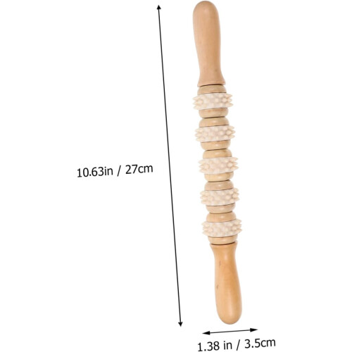 Massagerolle aus Holz, Körperrollerstab, Massagegeräte aus Holz 1
