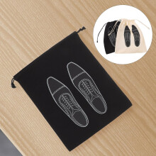 2 fundas de algodón para zapatos, ligeras, con cordón para guardar en bolsas de viaje.