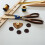 100Pcs Retro Tortoise Shell Plastic Mushroom Buttons 20Mm Dome Shape Round Sewing Buttons 8