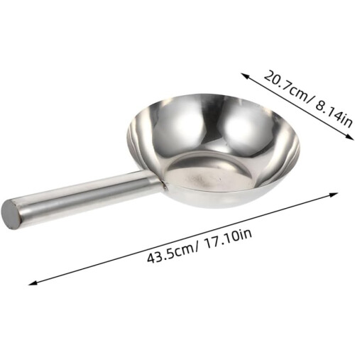 Stainless Steel Water Spoon 41x20cm Silver Rust Proof Multi-Functional Kitchen Accessory for Cooking 1