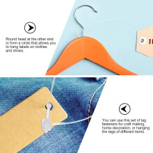 Plastic Tag clothing tags plastic tags tag fasteners Fasteners- 1000pcs Clear