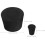 Rubber Stoppers and Sturdy Solid Rubber Material Black 11pcs Tapered High Sealing Performance 2