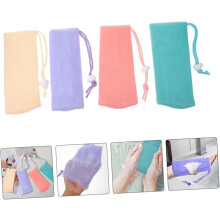 16 stuks zeepnetjes van gaas voor stukken zeep, draagbare zakjes met scrubfunctie voor gebruik in de badkamer en onder de douche.