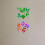 16 Sheets Reusable Flower Stencils Multi-Function Printing Stencil Pet Material Odorless 5