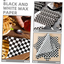 100 feuilles de papier d'emballage pour sandwichs, charcuterie, papier à base de pâte de bois, résistant aux graisses