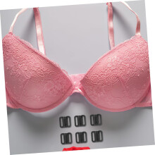 100er-Set schwarze 12-mm-Still-BH-Verschlüsse (Frontschnallen) – Zubehör für Damen-Frontverschlüsse