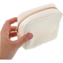 Cosmetische tas van nylon, kleine reistas voor toiletartikelen, make-uptasje voor vrouwen, ruime organizer voor dagelijks gebruik en op reis.