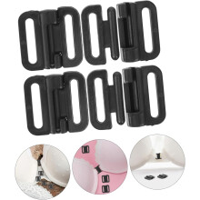 100 Sets Black 12mm Breastfeeding Bra Front Buckles Bra Clasp Buckle Parts Women’s Front Closure Accessories