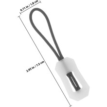 10pcs Glow-in-the-Dark Zipper Pull Tabs Rope Wear-Resistant Plastic Small Zipper Pullers Easy Installation Suitable