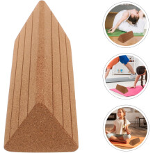Bloques de yoga triangulares de corcho, ladrillos de yoga suaves, ligeros y de alta densidad.