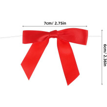 100 Mini-Schleifen für Bastelarbeiten – Kreative Note, effiziente Anwendung, elegantes Polyester