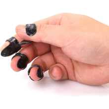 12 Stück Celluloid-Gitarren-Daumenplektren für Gitarre und Bass, ultradünne Nagelplektren zum Schutz der Finger
