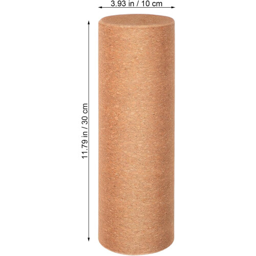 Kork Yogarulle 100x300mm Solid Giftfri Yogasylinder 1