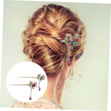 2 fermagli per capelli vintage a forma di farfalla, unici, retrò, ideali per acconciature eleganti.