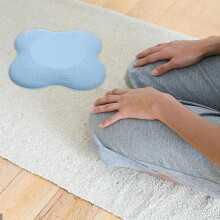 Comodo tappetino per ginocchia da yoga con imbottitura in PU ad alta resilienza, antiscivolo e protettivo, estensibile per tappetino da yoga.