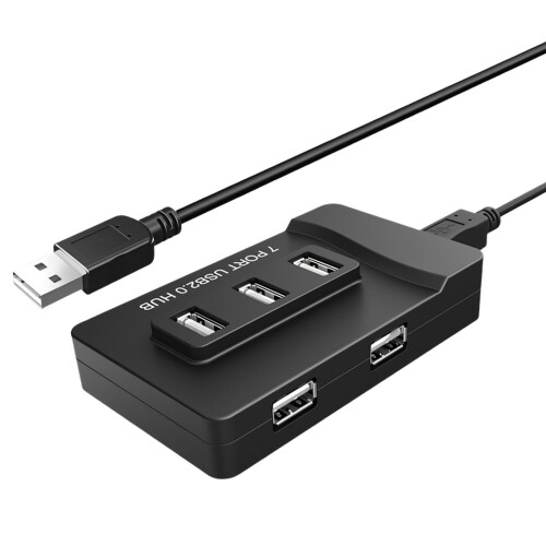 Auto USB2.0 Lade Extender 7 Port Erweiterte USB Splitter