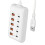 10 USB-Anschlüsse mit 5 USB- und 5 Typ-C-Ladeanschlüssen für 1