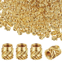 200 Stück Rändelmuttern-Einsätze für 3D-Druck, Spritzguss,