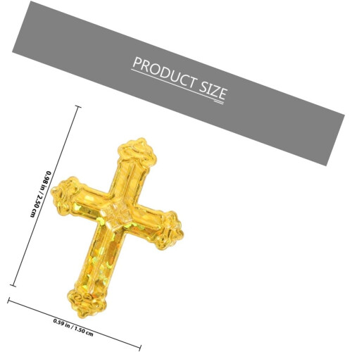 Cross Confetti Decorações de mesa para casamento e cerimônia da igreja