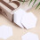 100 feuilles de gabarits hexagonaux pour patchwork, 26 mm, papier à patchwork. 5
