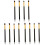 12pcs Eyeshadow Brush Set for Makeup Eye Makeup Blending Tools Pencil Blush Foundation Brushes 5
