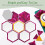 100 feuilles de gabarits hexagonaux pour patchwork, 26 mm, papier à patchwork. 7