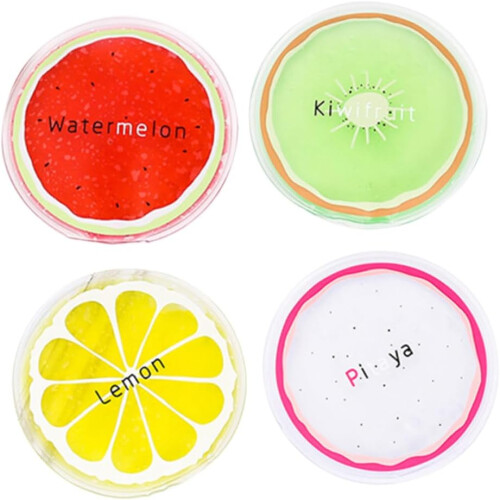 12pcs Fruit Pattern Ice Cooler Pack Reusable Mini Cold Pad for Headaches Eye Edema 2