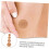 Pustende elastiske fingerplaster 160 stk. knokebandasjer runde, selvklebende puter 5