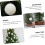 12 glatte Weihnachtskugeln für Baum- und Partydekoration 5