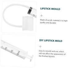 2 handgefertigte Lippenstiftformen zur Herstellung von individuellem Lippenbalsam