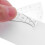 100pcs Tattoo Eyebrow Ruler Eyebrow Stencil Ruler Brow Measuring Tool 3
