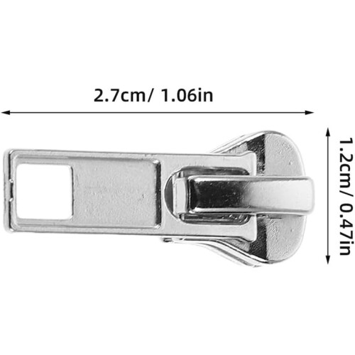 61Pcs Heavy Duty Zipper Pull Replacement Kit with Metal Tabs 1